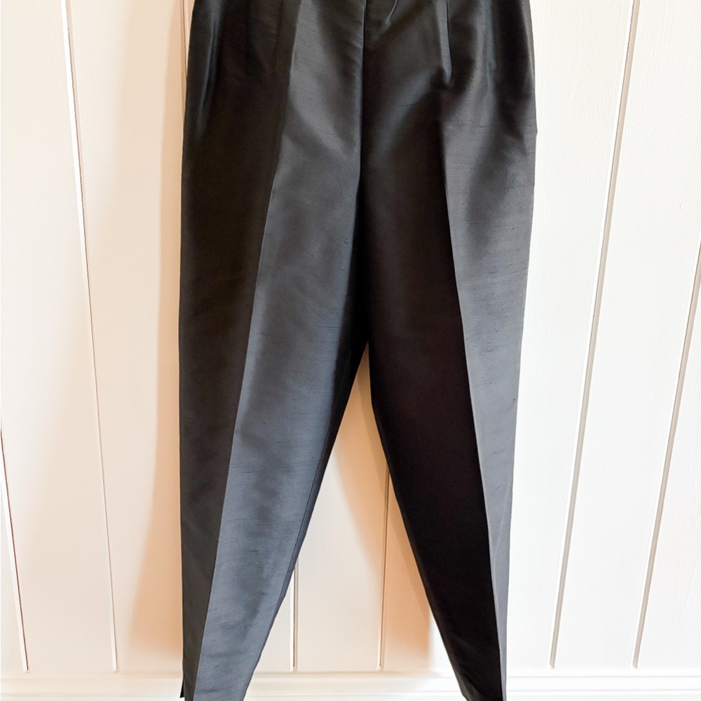 Ann Taylor 100% Silk Elegant Black Women's Pants